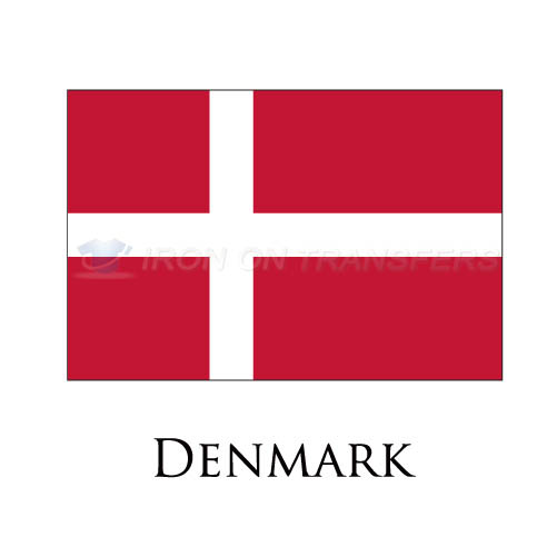 Denmark flag Iron-on Stickers (Heat Transfers)NO.1859